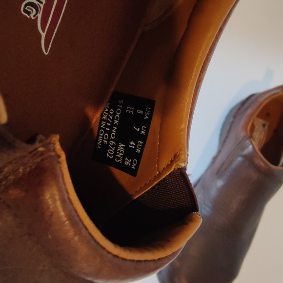 Red Wing Men\'s Steel Toe 6702 Brown Shoes
